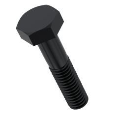 M10 Hex Head Rev. A/F Bolt Black Oxide (40mm - 170mm) - TVS - Pack of 100