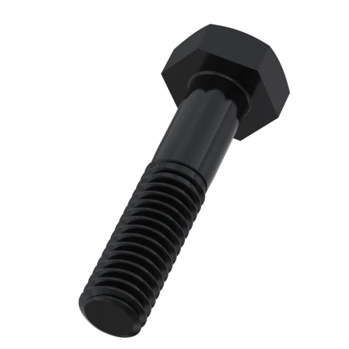 M10 Hex Head Rev. A/F Bolt Black Oxide (40mm - 170mm) - TVS - Pack of 100