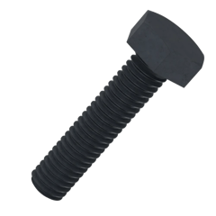 M16 Hex Head Screw Black Oxide (25mm - 160mm) - TVS - Pack of 20