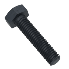 M16 Hex Head Screw Black Oxide (25mm - 160mm) - TVS - Pack of 20