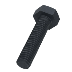 M16 Hex Head Screw Black Oxide (25mm - 160mm) - TVS - Pack of 20