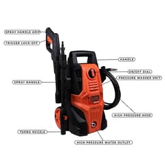 BLACK+DECKER 1500W 120 Bar Pressure Washer BEPWB1740-IN