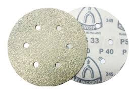 Klingspor Velcro discs PS33CK Grit-40, dia-150mm 6holes 10mm on hole circle - Pack of 100